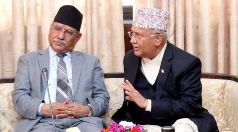 Prachanda-led Maoist Centre recalls its ministers from Oli's Cabinet 