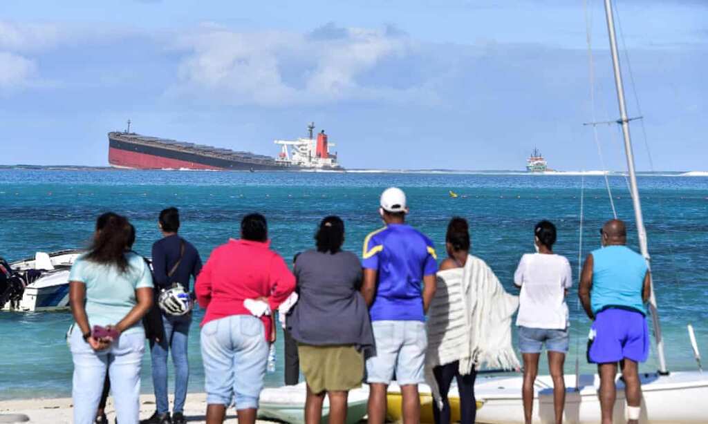 Mauritius declares environmental emergency after oil spill