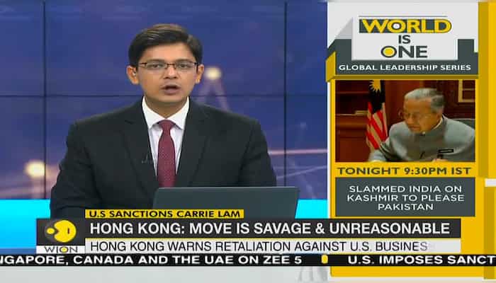 US sanctions Carrie Lam | First sanctions against officials by US