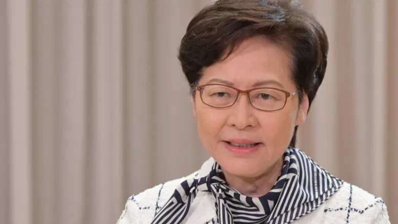 Carrie Lam to cancel her U.S. visa over sanctions