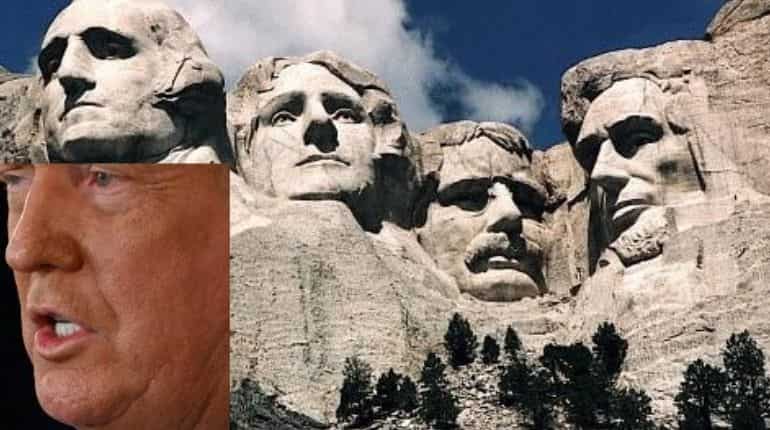 US President Trump's Mount Rushmore dream US President Trump's Mount Rushmore dream