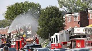Gas explosion tears through Baltimore homes, at least one person killed