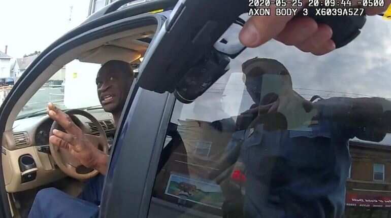 Minneapolis police bodycam videos show struggle before Floyd death