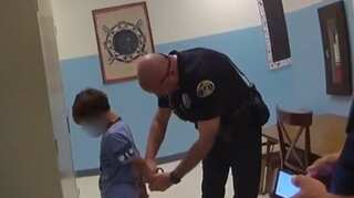 US: Bodycam footage shows 8-year-old boy with disabilities arrested at school