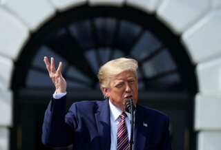 Amid presidential campaign and coronavirus pandemic, Trump has hair rinsing complaints