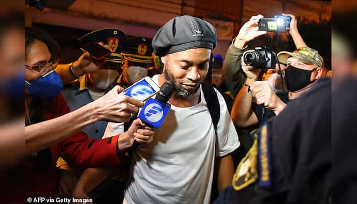Footballer Ronaldinho to be released soon after arrest in Paraguay due to forged passport