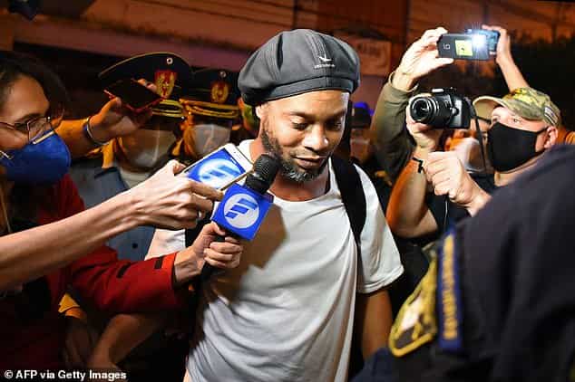 Footballer Ronaldinho to be released soon after arrest in Paraguay due to forged passport