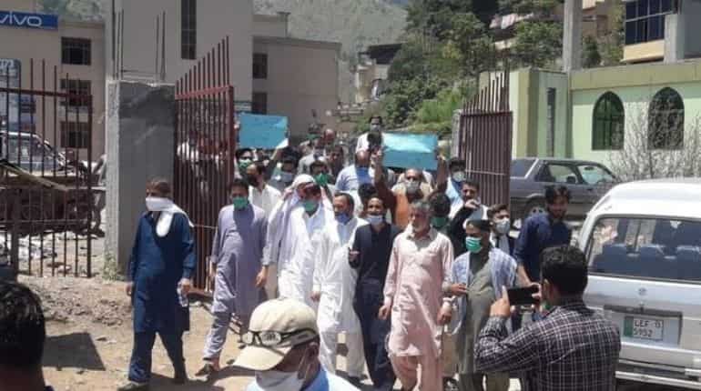 Protests erupt in PoK against construction of dams by China