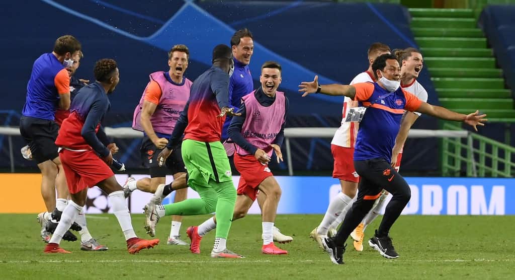 Leipzig beat Atletico to book historic meeting with PSG Leipzig beat Atletico to book historic meeting with PSG