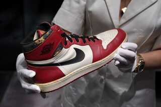 Michael Jordan's sneakers set new record, sell for $615,000
