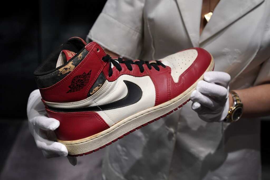 Michael Jordan's sneakers set new record, sell for $615,000