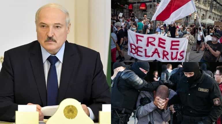 Baltics link arms again in solidarity with Belarus