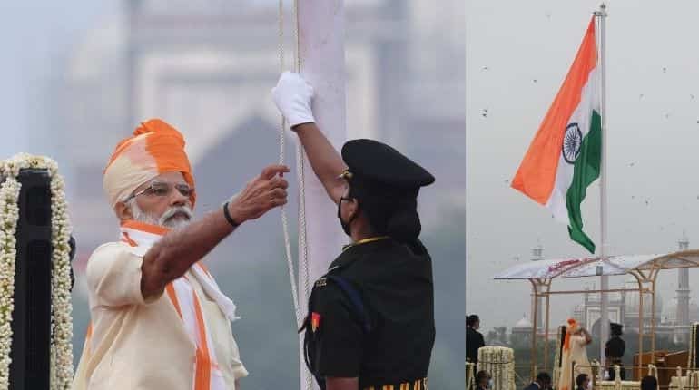 National flag unfurling ceremony