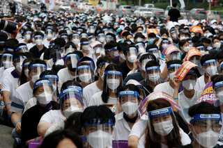Thousands protest against Moon Jae In as South Korea capital scrambles to curb virus resurgence