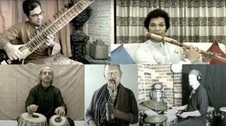 Indian and Australian artists come together on India's Independence Day for joint composition