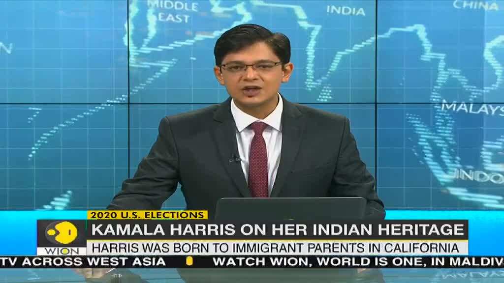 US Vice-Presidential candidate Kamala Harris talks on her Indian heritage