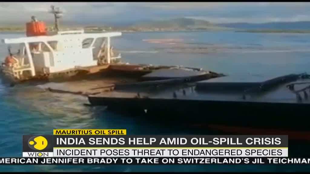 India sends 30 tonnes of technical equipment as assistance to Mauritius to contain oil spill