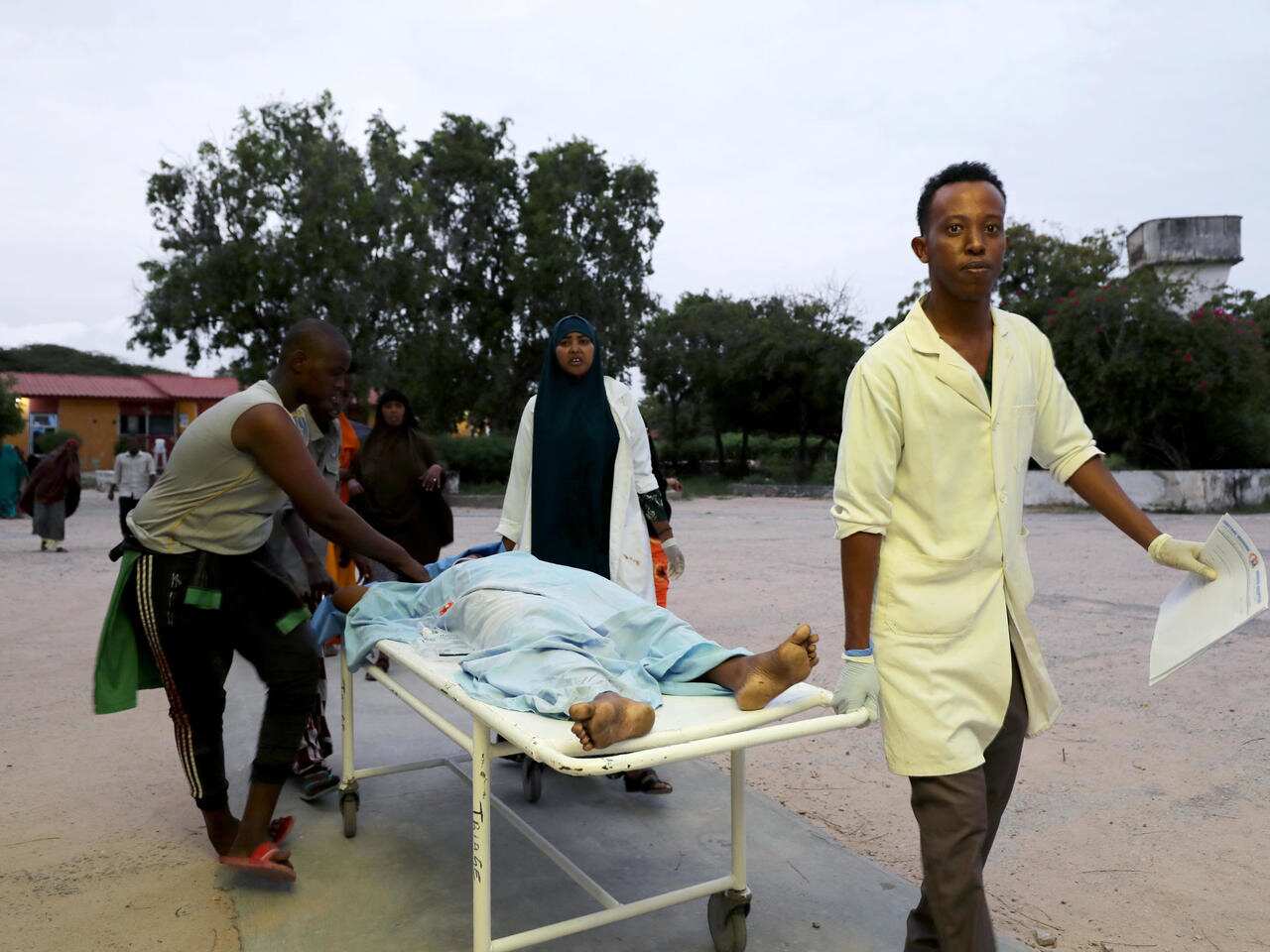 Eleven killed in gun and bomb attack at hotel in Somalia's capital Mogadishu Eleven killed in gun and bomb attack at hotel in Somalia's capital Mogadishu