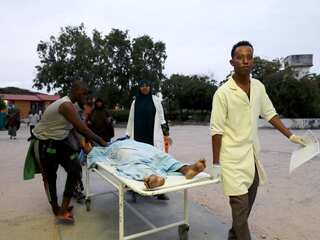 Eleven killed in gun and bomb attack at hotel in Somalia's capital Mogadishu