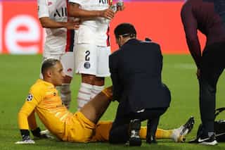 PSG's Navas out of Leipzig Champions League semi-final