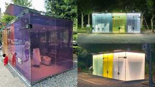 Transparency for safety: See-through public toilets installed in Tokyo
