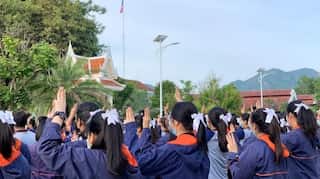 Thai school 'Hunger Games' salute protests spread