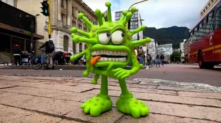 A Colombian 'craftivist' is making bold statements with clay amid coronavirus