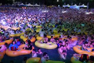 China state newspapers support Wuhan park pool party after pictures go viral
