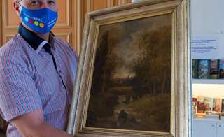 Nazi-looted French painting on display in search for rightful owner
