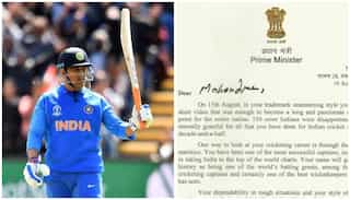 MS Dhoni shares heartfelt letter penned by PM Narendra Modi after retirement call