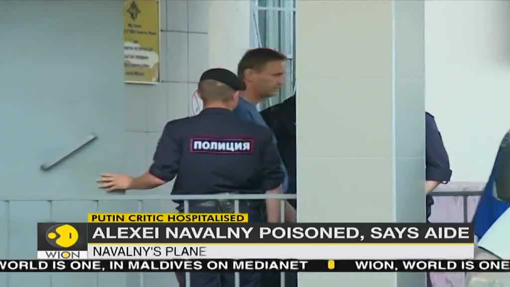 Russian Opposition leader Alexei Navalny in coma