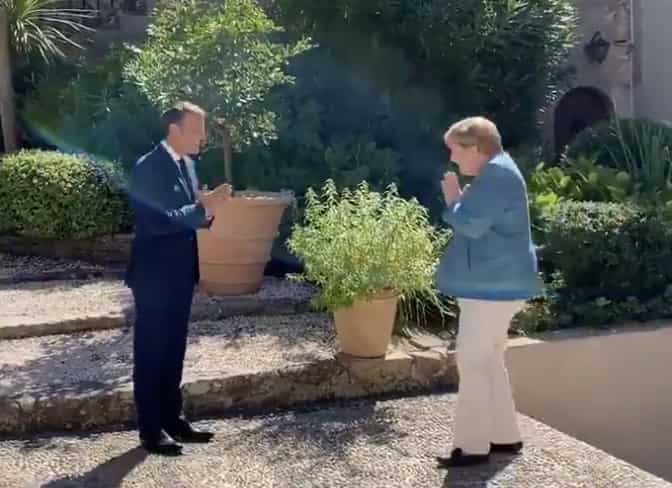 Indian greeting 'Namaste' is now global: Macron and Merkel's pleasantries go viral Indian greeting 'Namaste' is now global: Macron and Merkel's pleasantries go viral