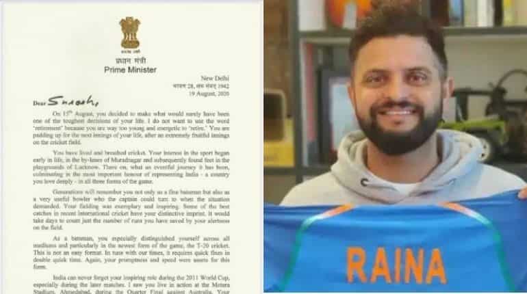 'You are way too young and energetic to retire': PM Modi sends letter of appreciation to Suresh Raina