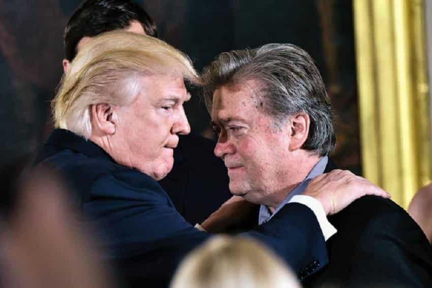 Donald Trump calls Steve Bannon's arrest a 'very sad thing'