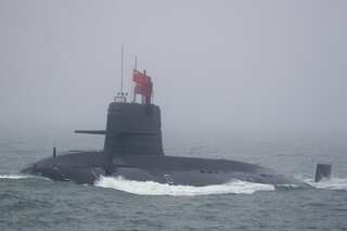 Satellite images show Chinese submarine parked near South China Sea