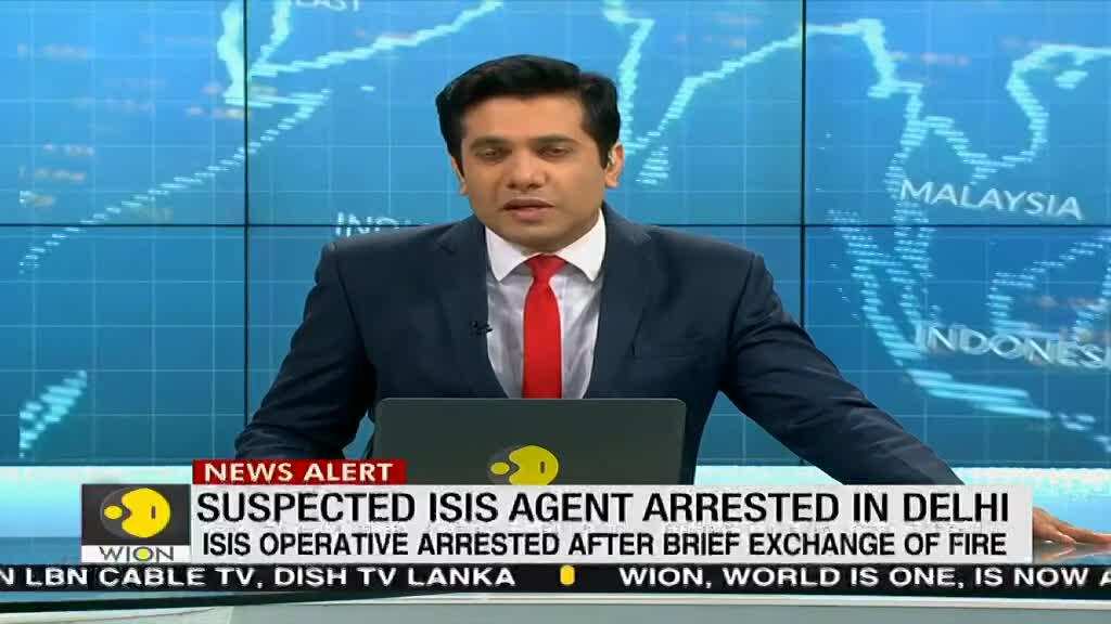 Delhi Police nabbed suspected ISIS agent on Saturday morning with explosives
