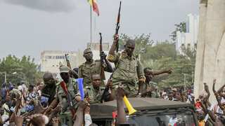 Coup supporters celebrate president's downfall in Mali's capital