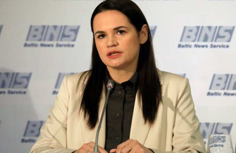 Tsikhanouskaya says she would not seek Belarus presidency if new elections held