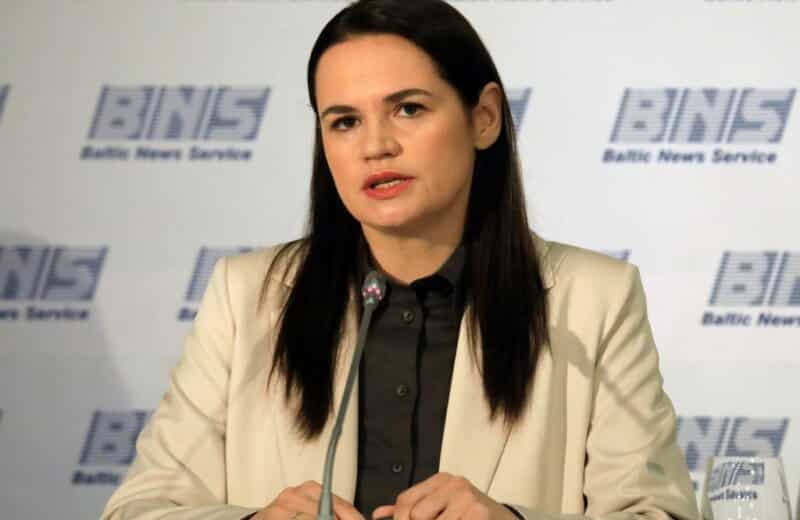 Tsikhanouskaya says she would not seek Belarus presidency if new elections held