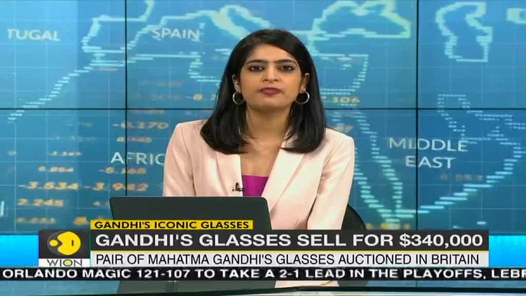 Mahatma Gandhi's iconic glasses sold for $340,000