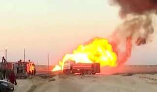 'May have been a terrorist act': Explosion hits Syria's Arab gas pipeline