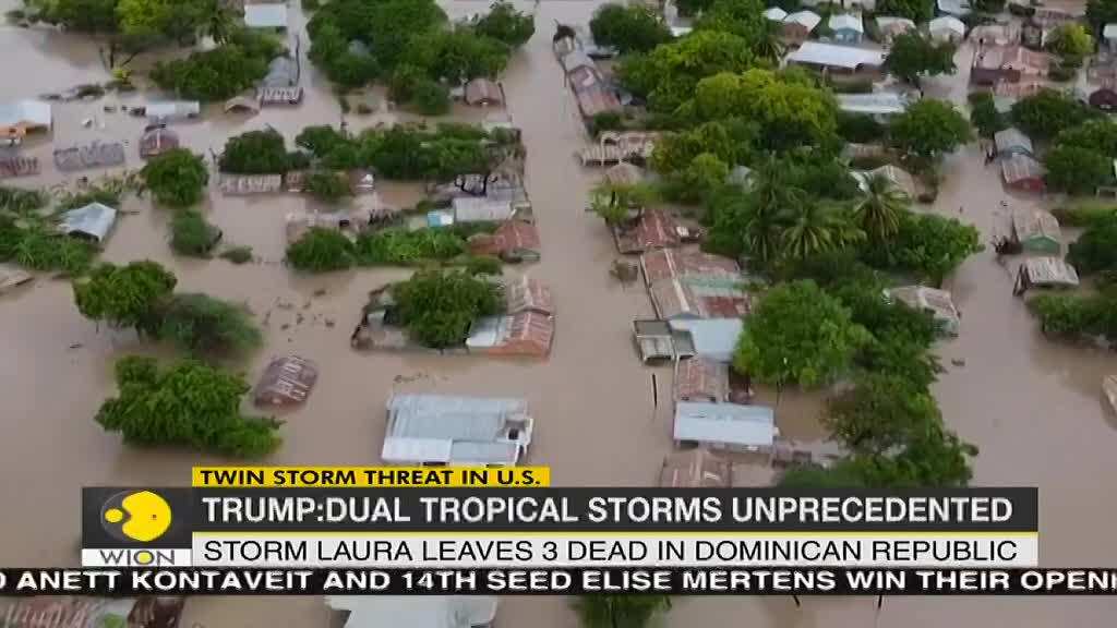 Thousands evacuated as twin storms head for Southern United States