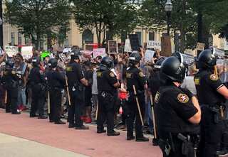 Wisconsin governor calls National Guard after protesters clash with police over shooting of Jacob Blake