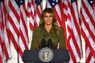 ‘Donald is a fighter’: Melania Trump hits the campaign trail for her husband 