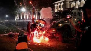 Fire rages on across the United States as protests intensify