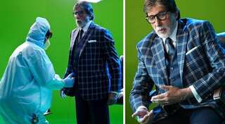 Amitabh Bachchan back on set for shoot, shares pictures