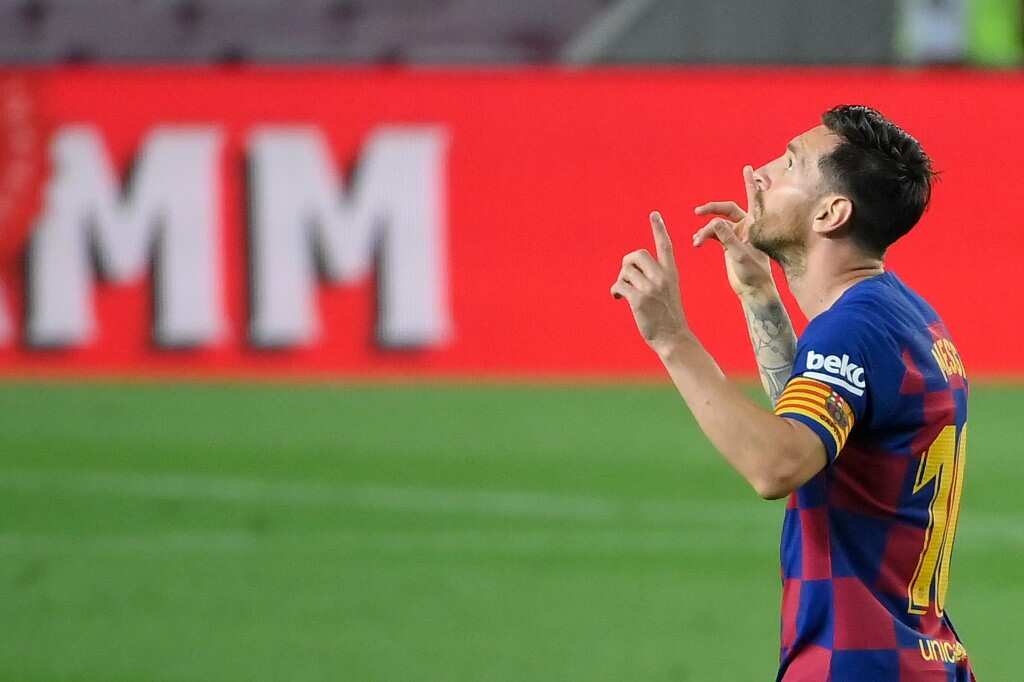 Messi returns to Barcelona training ground