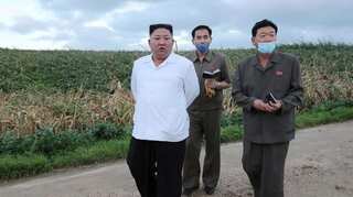 North Korea leader Kim Jon-un says Typhoon Bavi caused 'little damage'