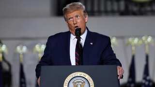 Trump says people protesting in Washington on Thursday were 'thugs'