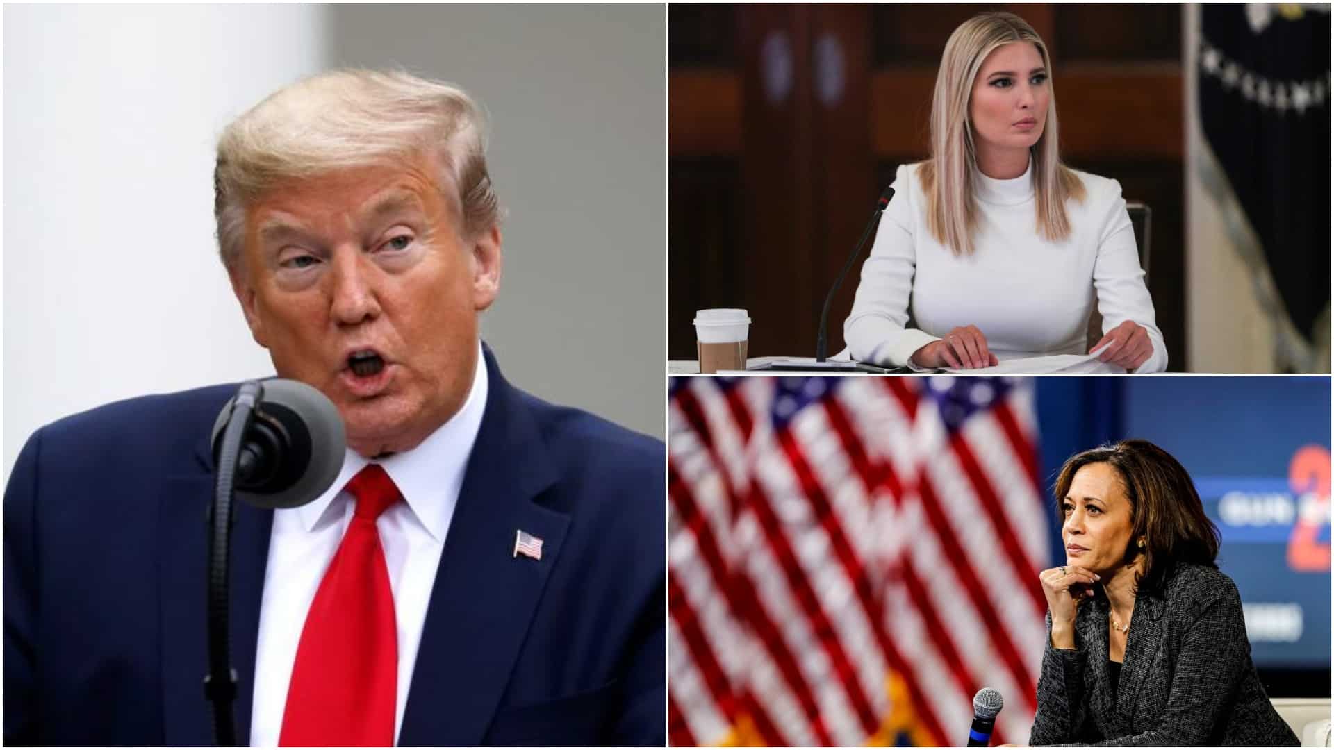 Kamala Harris 'not competent' to be US president, Ivanka better: Donald Trump Kamala Harris 'not competent' to be US president, Ivanka better: Donald Trump